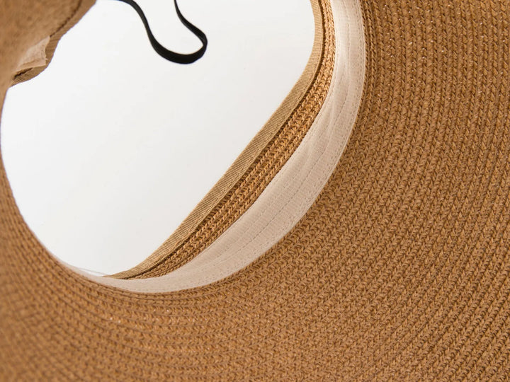 Visiera parasole da donna Nicky con protezione UV | Design aperto e tesa larga per l'estate e la spiaggia