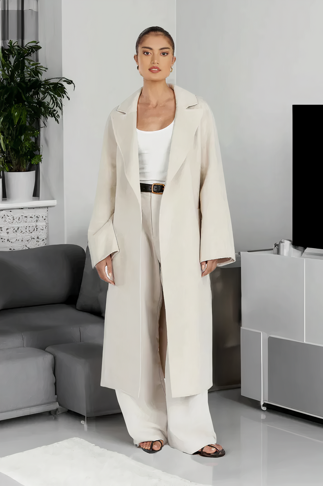 Victoria Coat Elegante Cappotto Lungo da Donna | Caldo e Pratico per l'Inverno