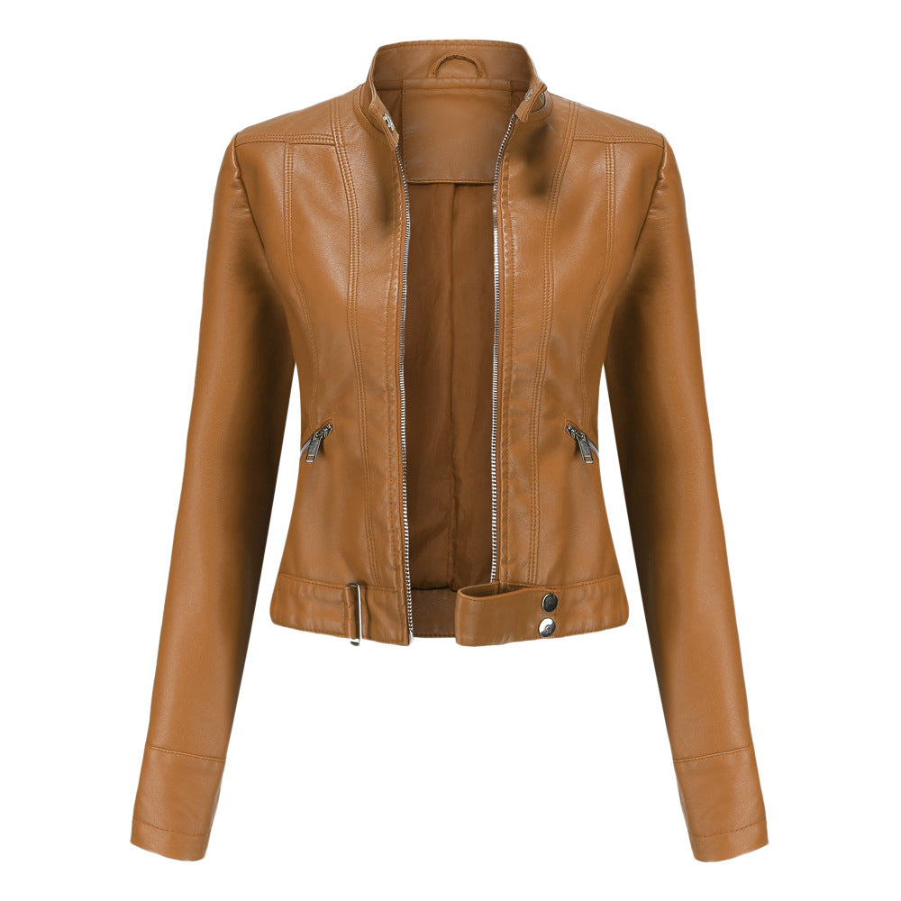 Chaqueta de cuero elegante Mille | Estilo motero con elegancia moderna