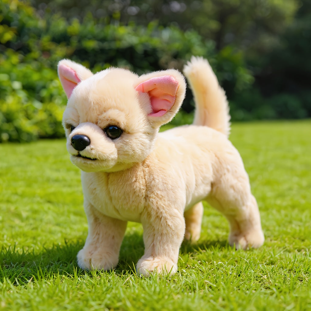 Cucciolo di Peluche Realistico e Morbido | Giocattolo Coccola per Neonati e Bambini 0+