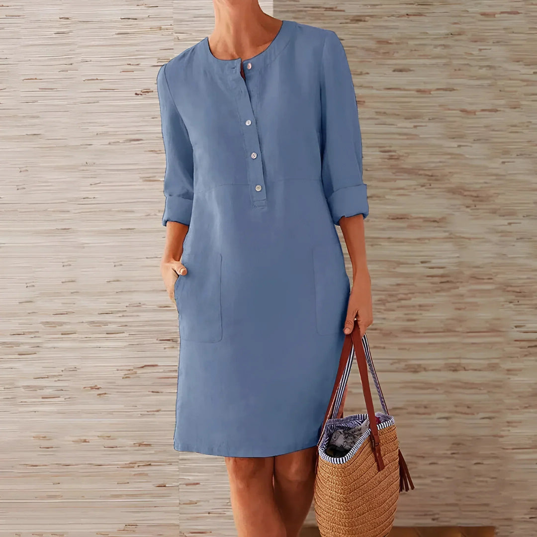 Vestido Estelle: Elegancia moderna y comodidad para el día a día | Corte favorecedor para cualquier ocasión