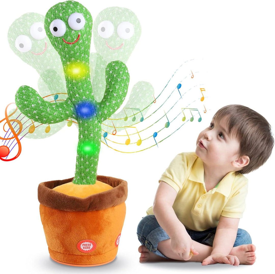 Cactus interactif parlant et dansant | Peluche musicale pour enfants