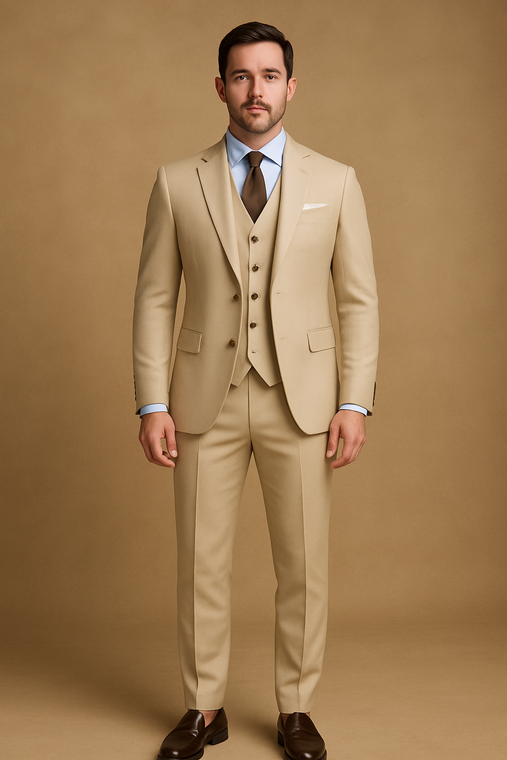 Costume de mariage moderne et élégant pour homme | Ensemble de 3 pièces