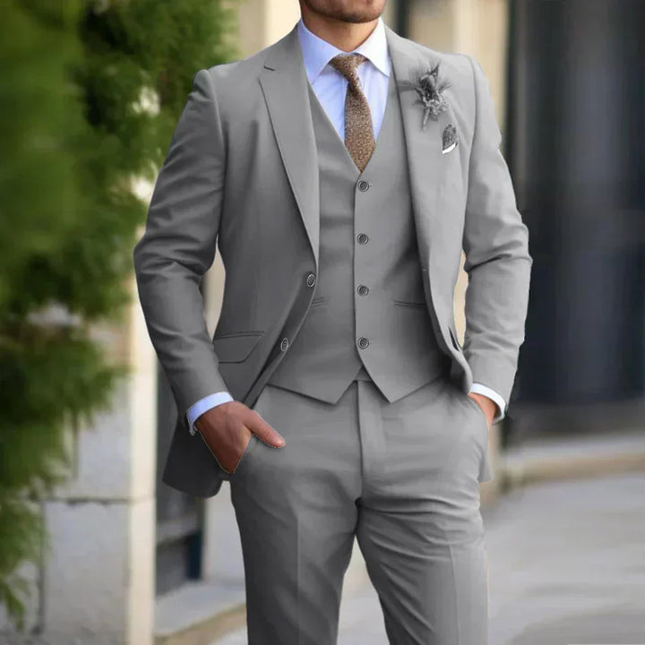 Costume de mariage moderne et élégant pour homme | Ensemble de 3 pièces