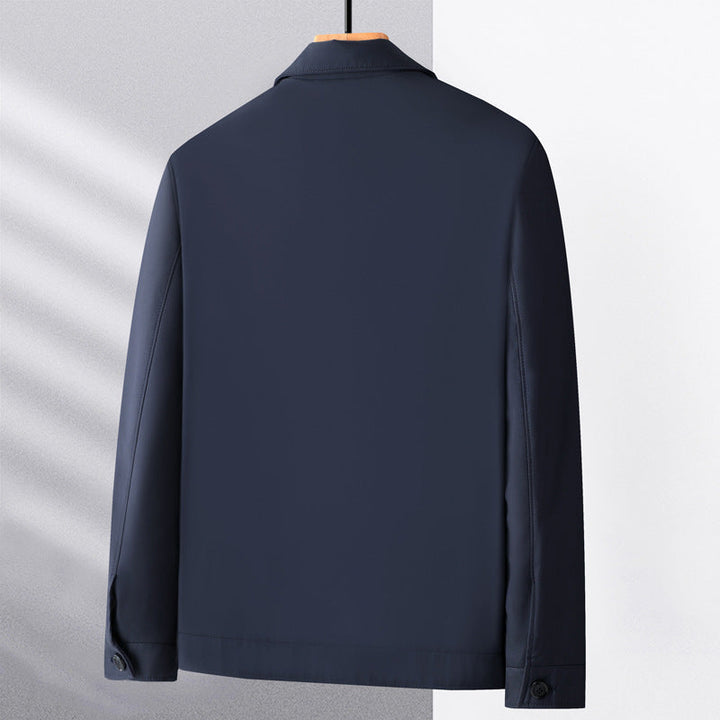 Blazer homme ajusté | Tissu finement tissé avec fermeture à boutons