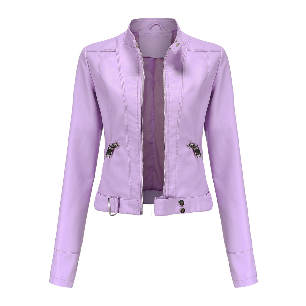Chaqueta de cuero elegante Mille | Estilo motero con elegancia moderna