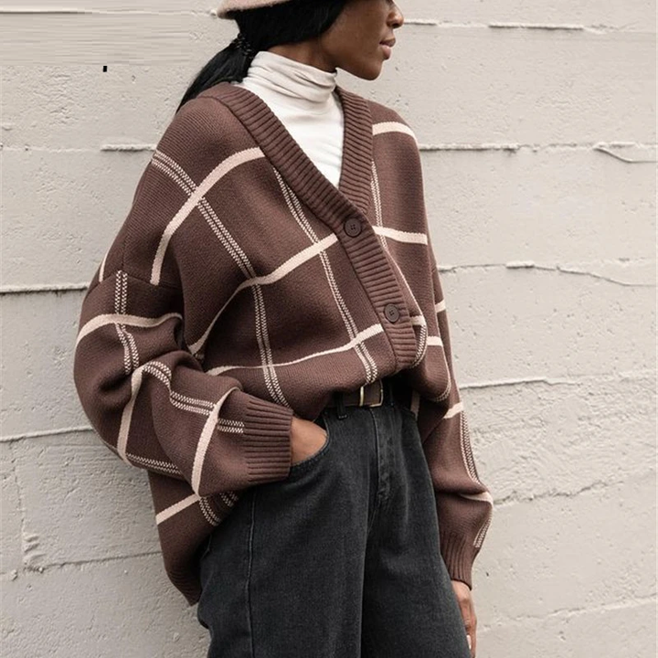 Margaux | Cardigan Rétro Chic & Confortable pour un Style Décontracté