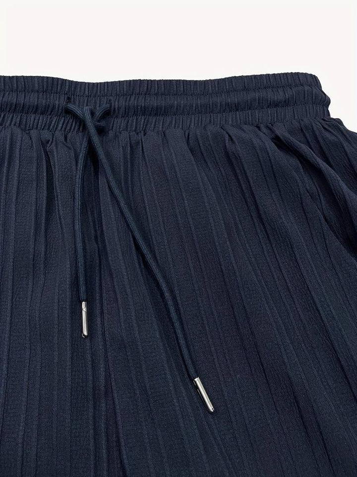 Jordi | Conjunto de verano de 2 piezas para hombre con pantalones cortos cómodos y camisa elegante