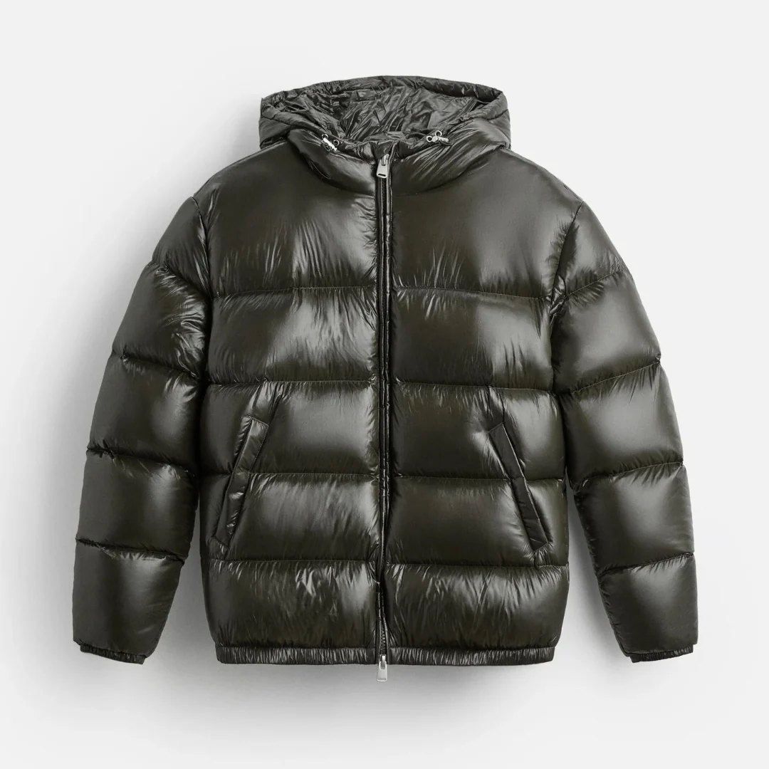 Veste polaire homme oversize | Matelassée, déperlante avec capuche