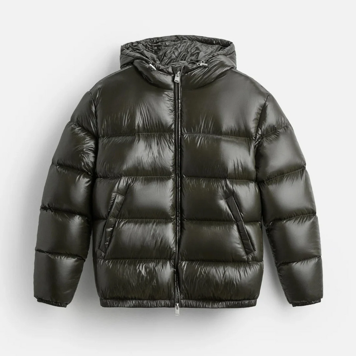 Veste polaire homme oversize | Matelassée, déperlante avec capuche