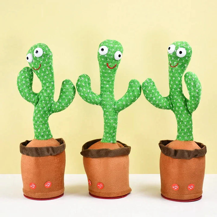 Cactus interactif parlant et dansant | Peluche musicale pour enfants
