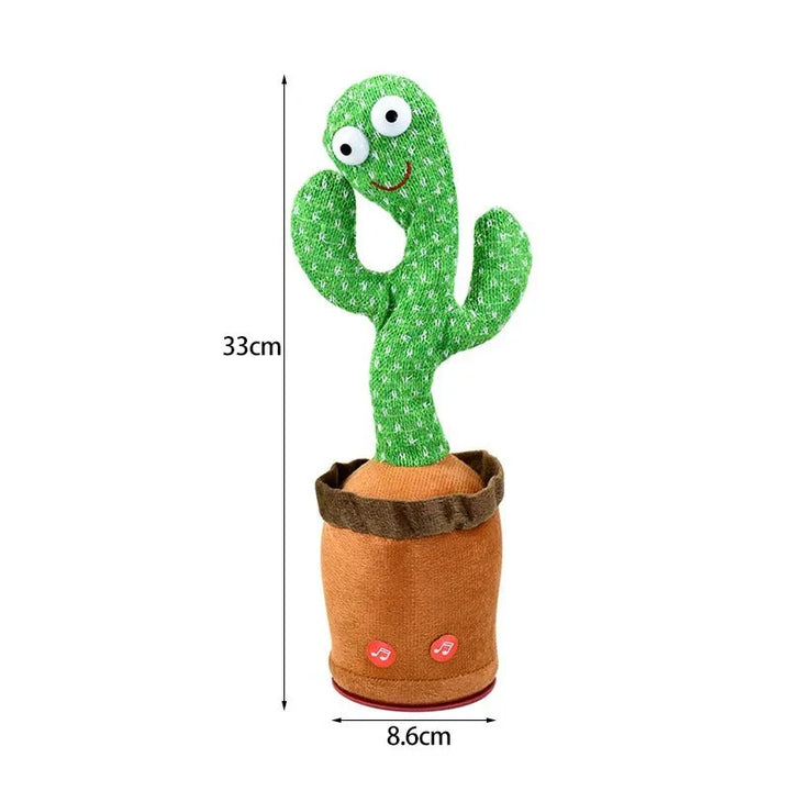 Cactus interactif parlant et dansant | Peluche musicale pour enfants