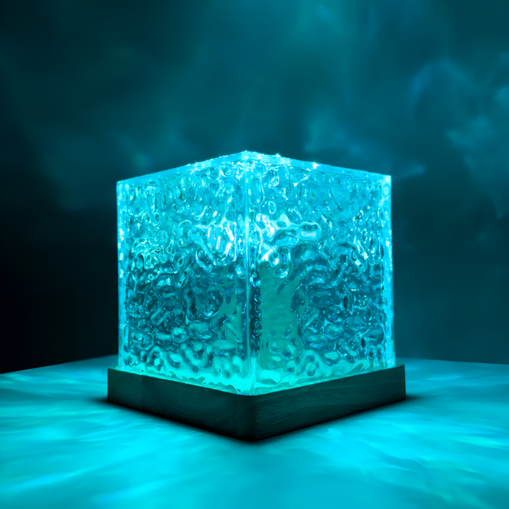 LumiWave | Lampe LED d’Ambiance 16 Couleurs avec Effet Vagues de Mer et Télécommande