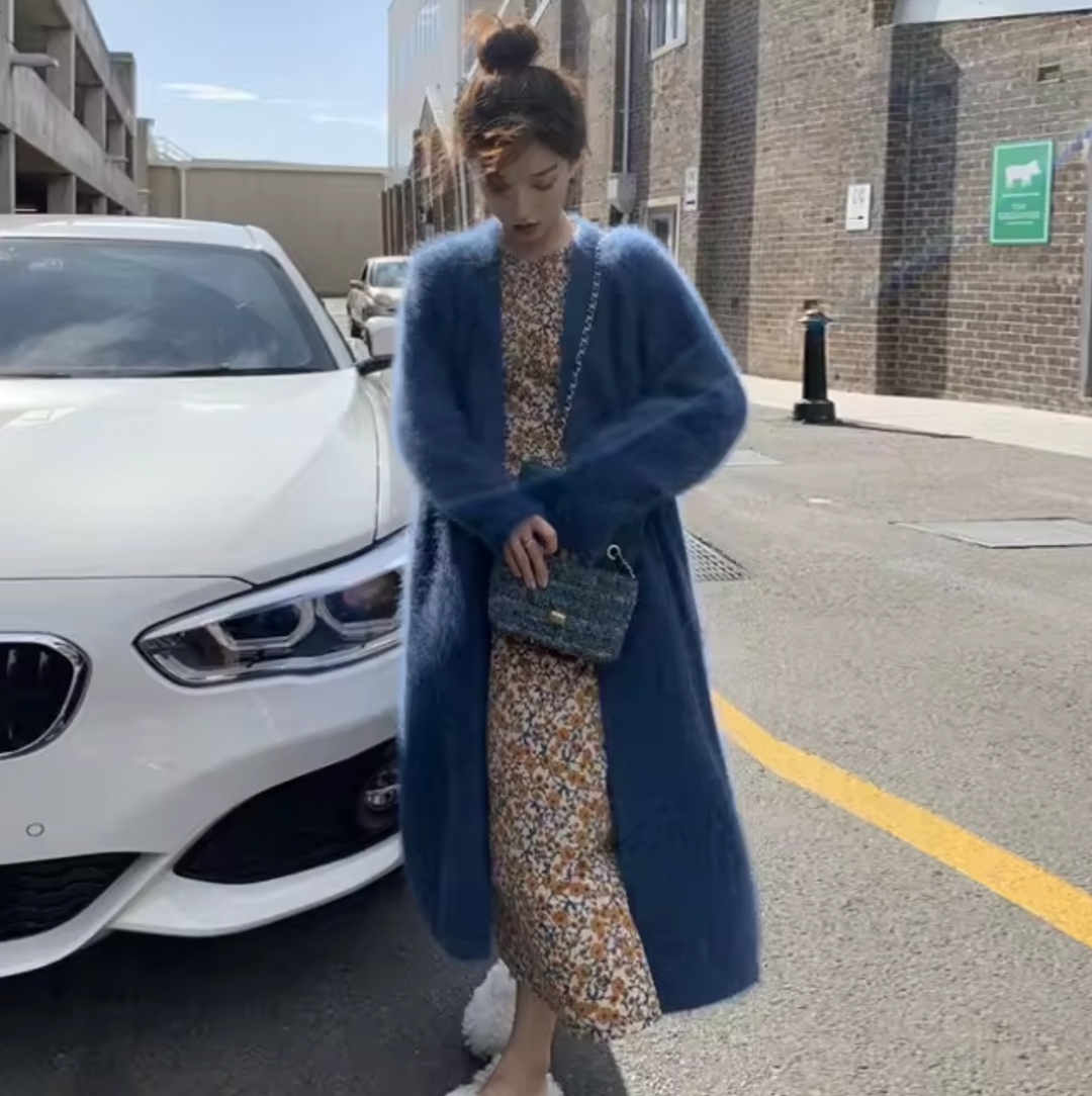 Yassi Cardigan Long en Cachemire | Élégant et Confortable pour l'Hiver, Pièce Polyvalente pour Superposer