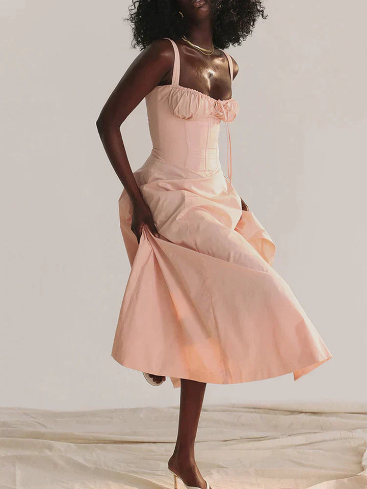 Brittney | Abito bustier con corsetto: eleganza casual e comfort estivo
