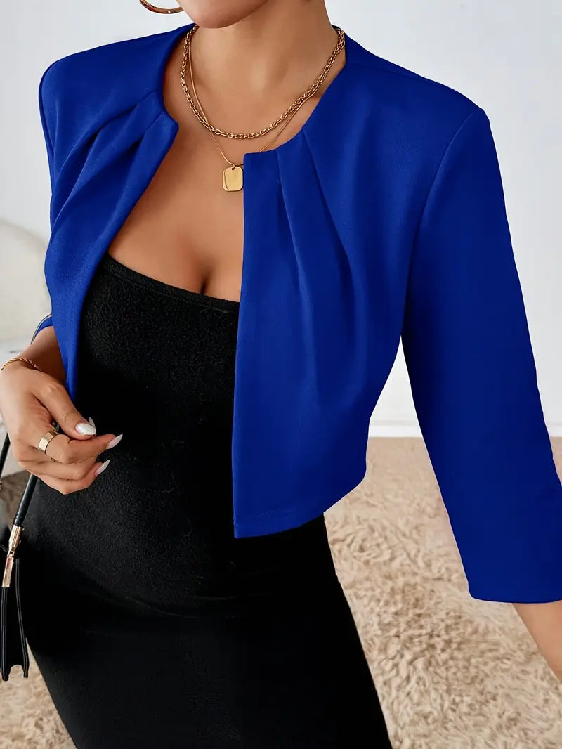 Amarantha | Veste blazer courte élégante avec détail