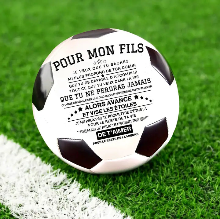 Futebol personalizado com mensagem de motivação | Presente único para crianças e adolescentes