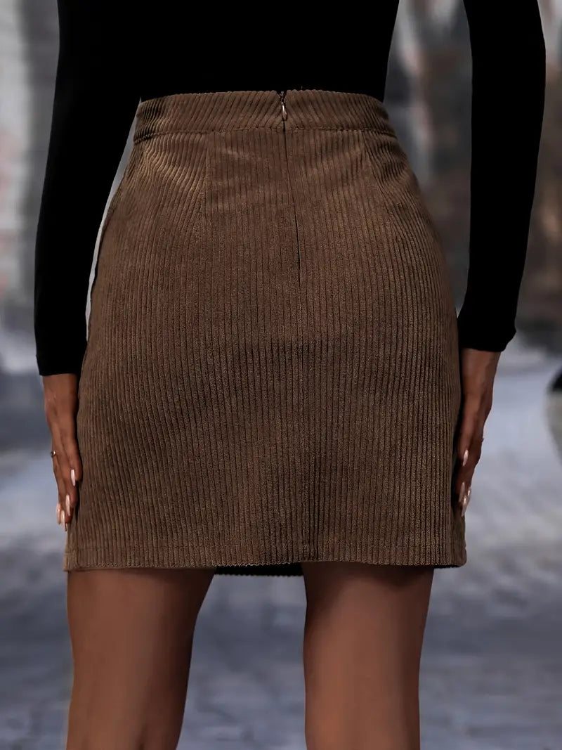 Falda de pana Mila para mujer | Elegante, cómoda y versátil