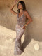 Vestido lencero Sahara - Estampado de serpiente