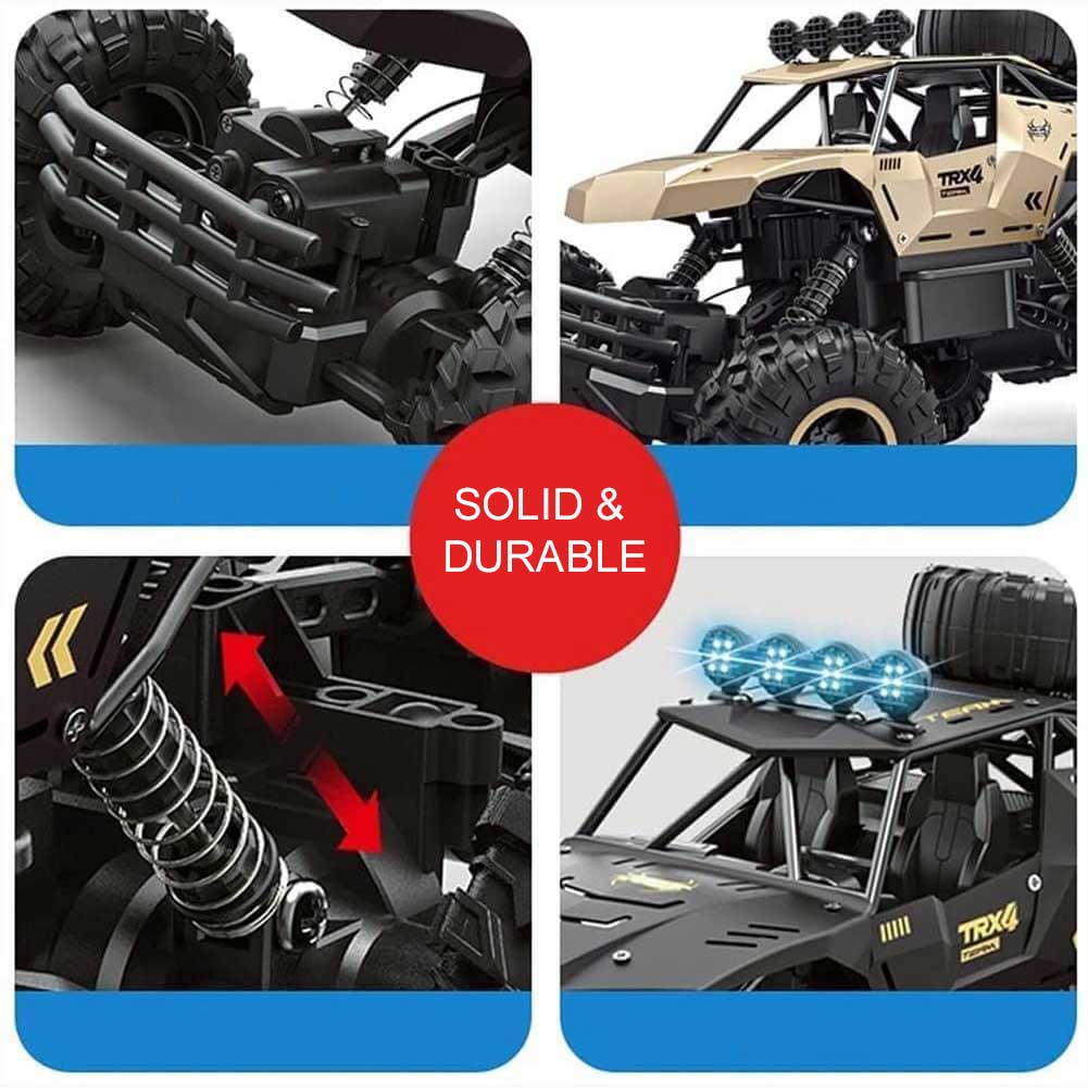 Camion RC TerraX 6 Rodas | Monster Truck 1:12 Todo-Terreno com 52 km/h