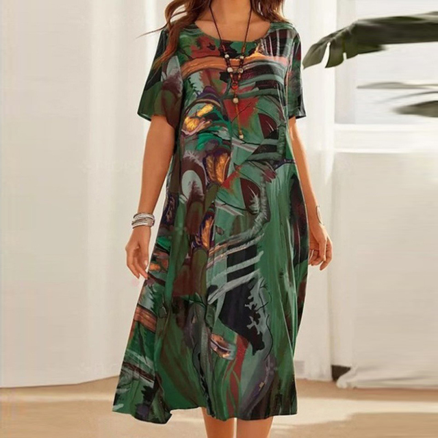 Vestido floral cómodo Joelle | Elegancia y comodidad para cualquier ocasión