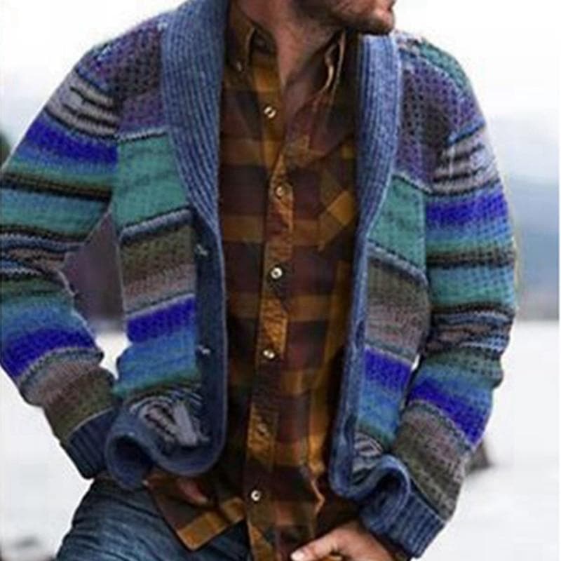 Alwin Cardigan en Tricot pour Homme | Style Moderne et Chaleur Rustique