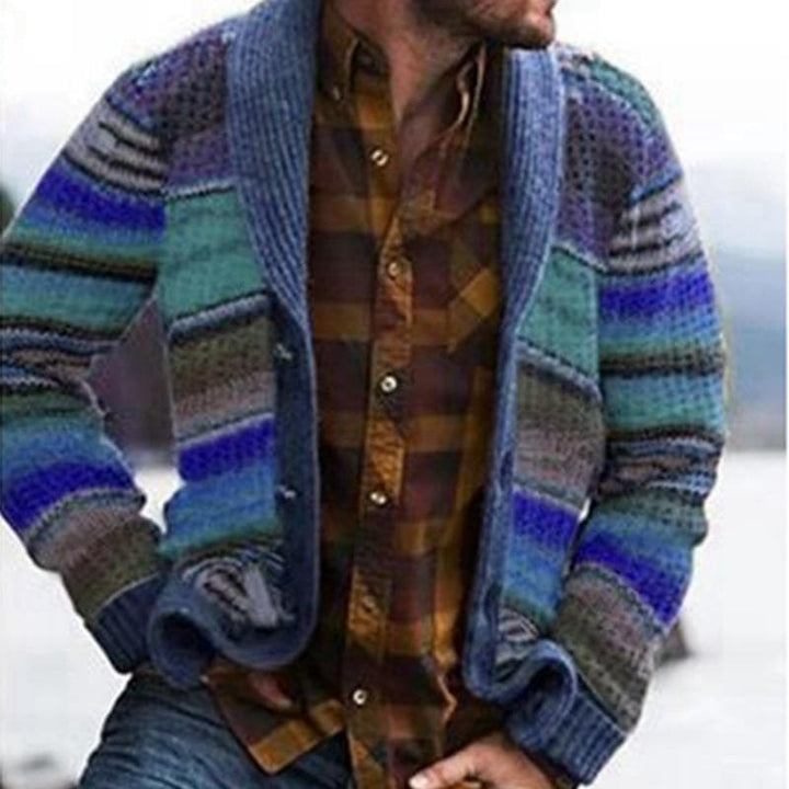 Alwin Cardigan en Tricot pour Homme | Style Moderne et Chaleur Rustique