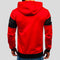 Enzo - Sweat à Capuche Chaud avec Poches Avant | Design Tricolore Dynamique et Confort Absolu