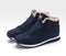 Zapatos de invierno cálidos y casuales para hombres - Zapatillas altas con forro de piel