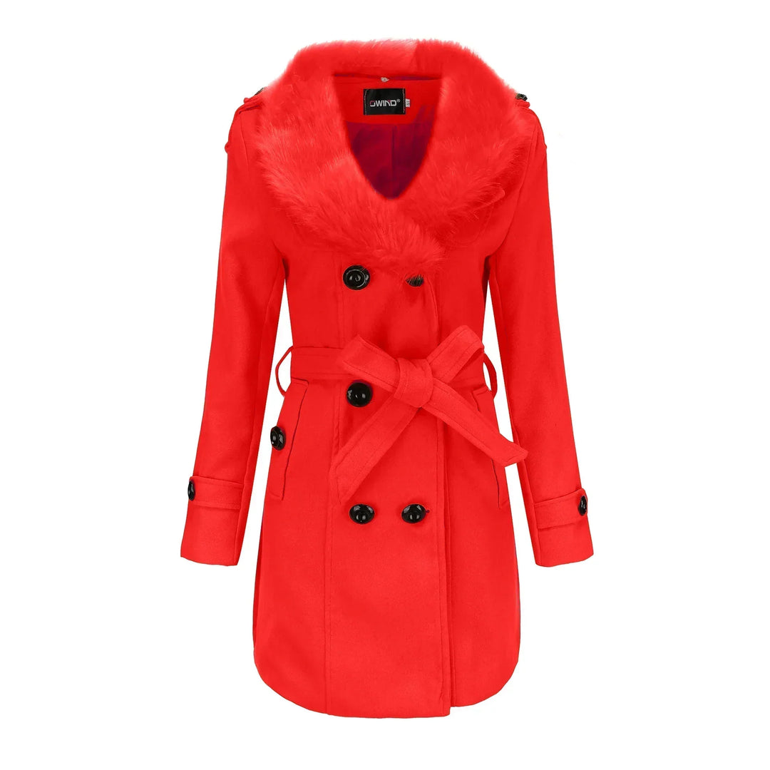 VelvetWarm | Manteau d'hiver en laine pour femmes