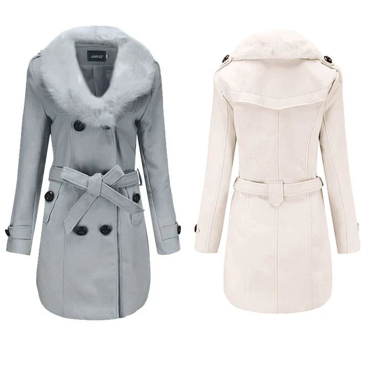VelvetWarm | Manteau d'hiver en laine pour femmes