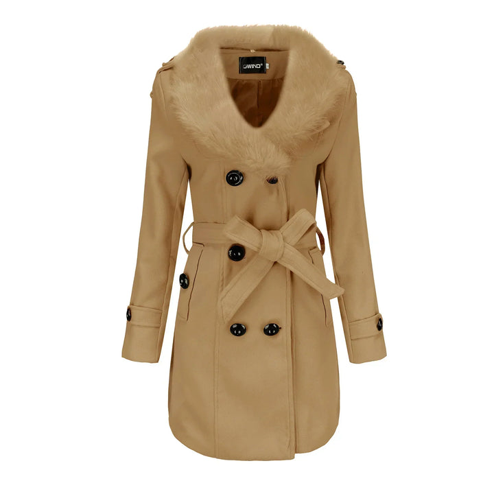VelvetWarm | Manteau d'hiver en laine pour femmes