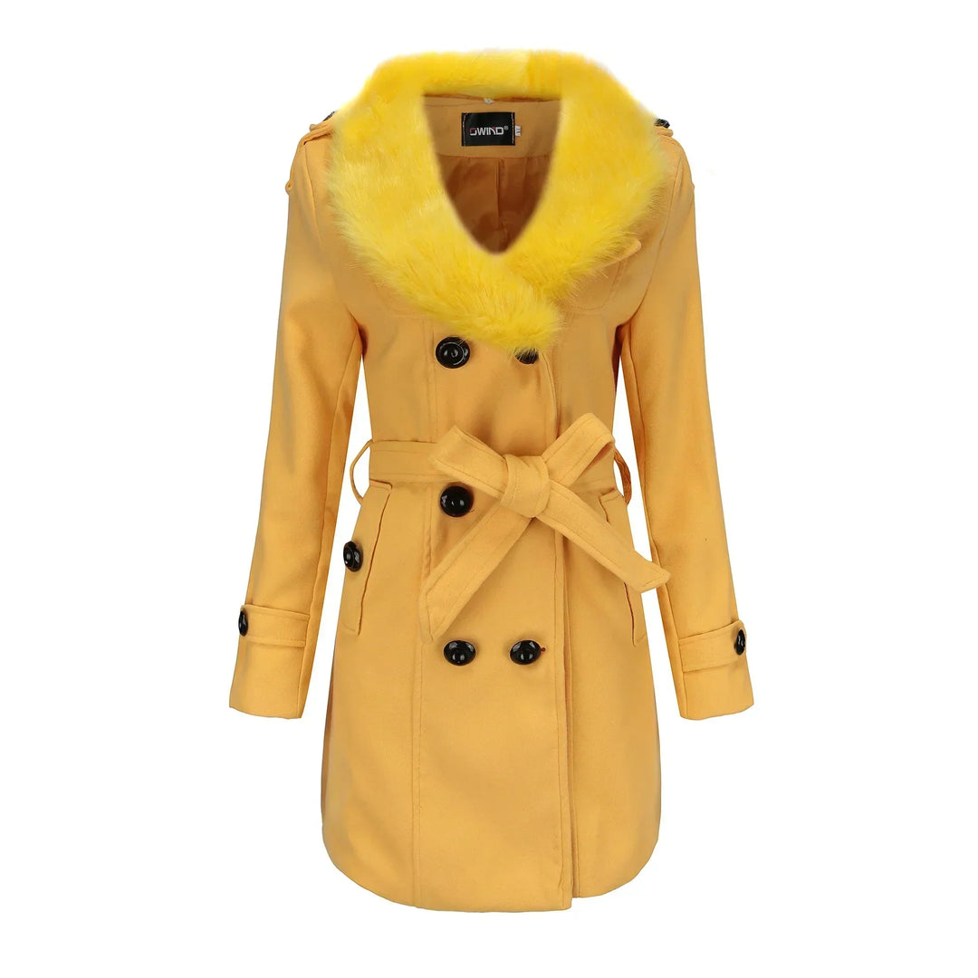 VelvetWarm | Manteau d'hiver en laine pour femmes