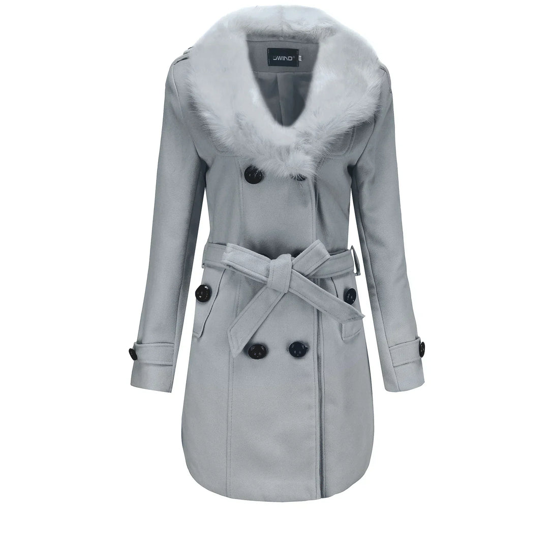 VelvetWarm | Manteau d'hiver en laine pour femmes
