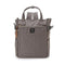 Bolso de mano y mochila multifuncional - para uso diario y viaje - detalle de viaje - color gris