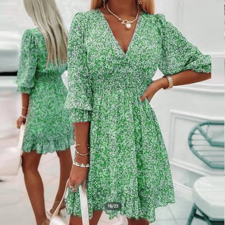 Laureen | Robe Confortable à Imprimé Floral pour Femme | Élégance et Confort pour l'Été