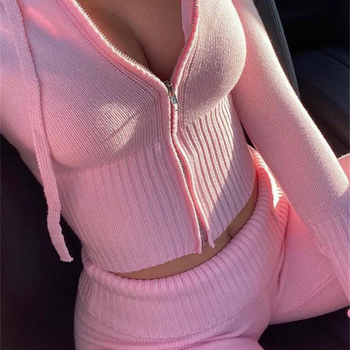 Thibaulten | Elegante conjunto de punto para mujer: comodidad y estilo