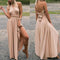 Eliane Robe portefeuille pour femme | Robe midi avec décolleté en V & ceinture à nouer en silhouette fluide