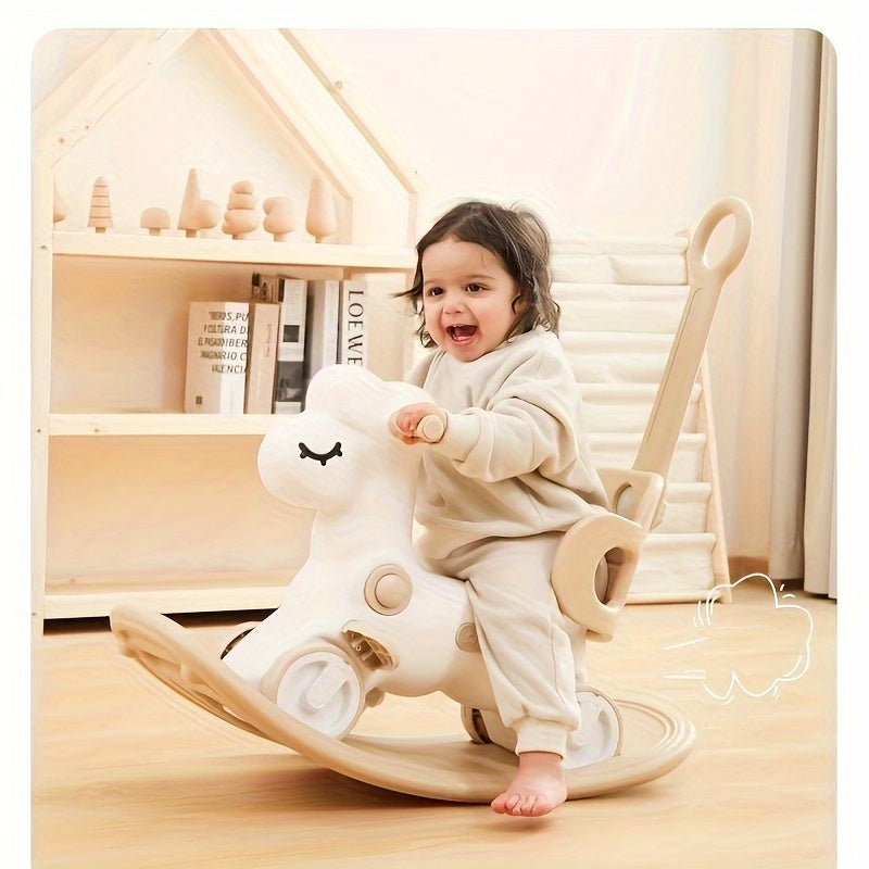 WobbiRider Jouet Enfant 2-en-1 | Cheval à Bascule et Roue d’Exercice