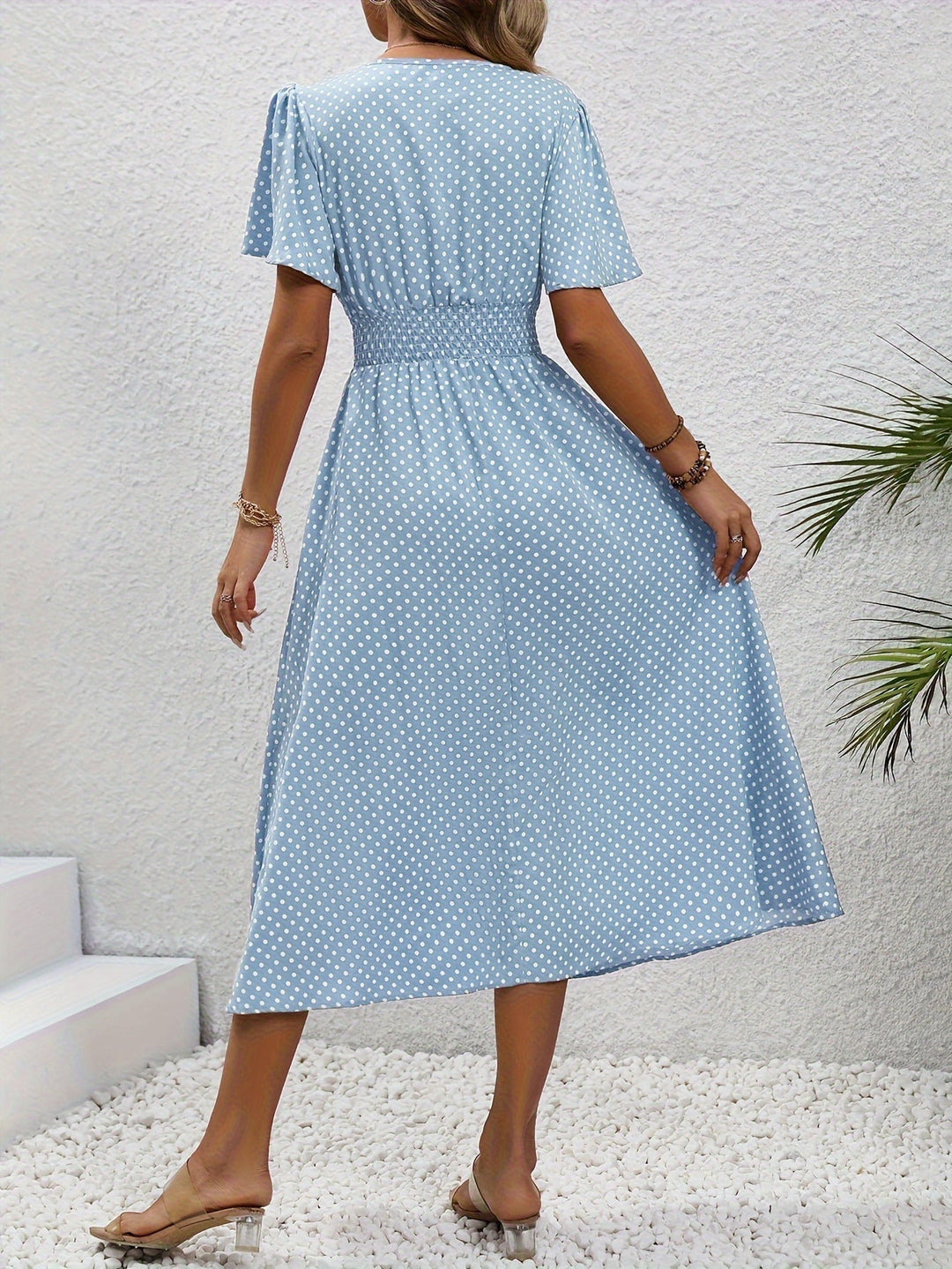 Vestido de verano de lunares | Transpirable y femenino | Perfecto para días soleados