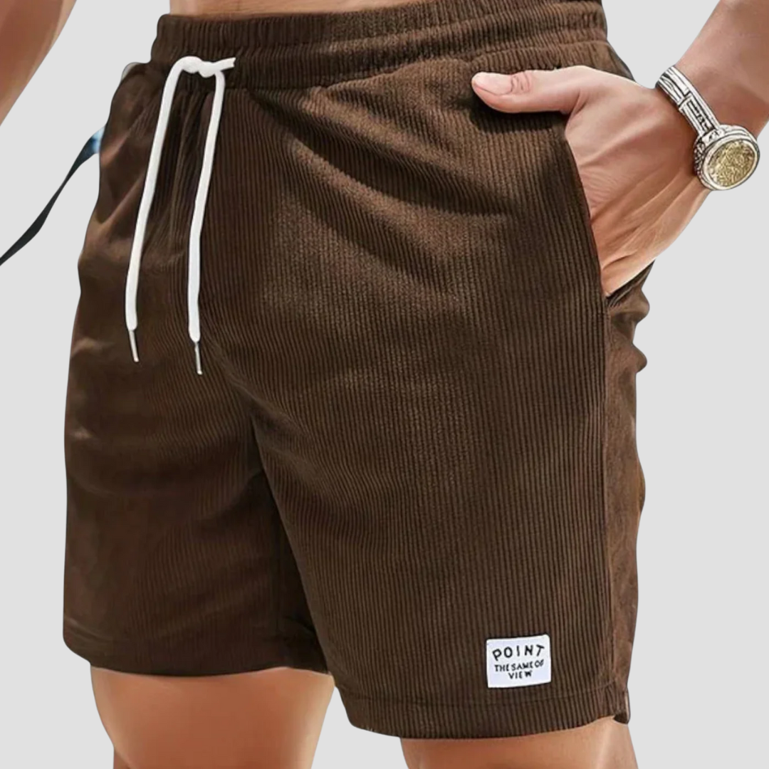 Lubin Short Homme en Velours Côtelé | Confort Estival & Texture Authentique