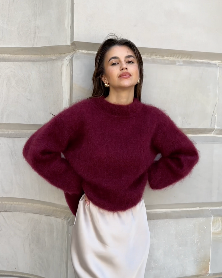Alice Pull Mohair Douillet pour Femme | Doux & Élégant