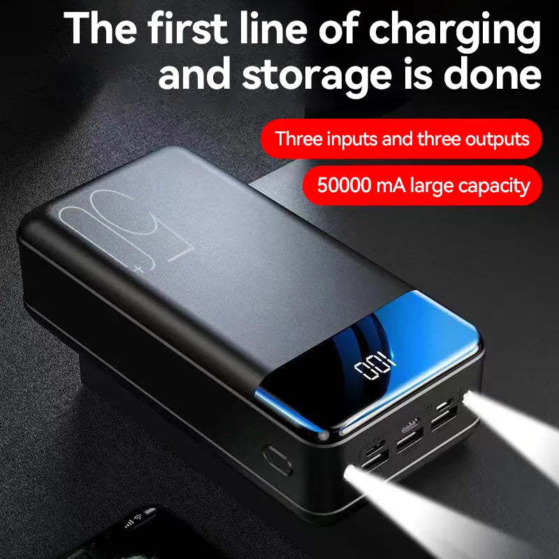 Powerbank VoltEdge 100 000 mAh | Carga Rápida Universal, Multi-Dispositivos, Portátil