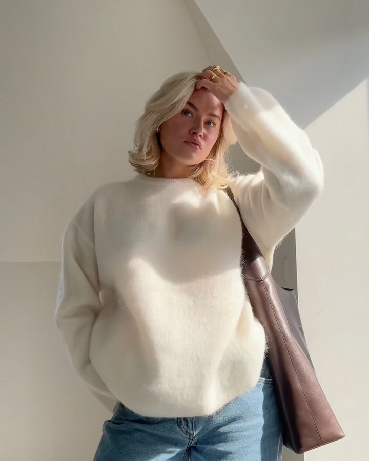 Alice Pull Mohair Douillet pour Femme | Doux & Élégant