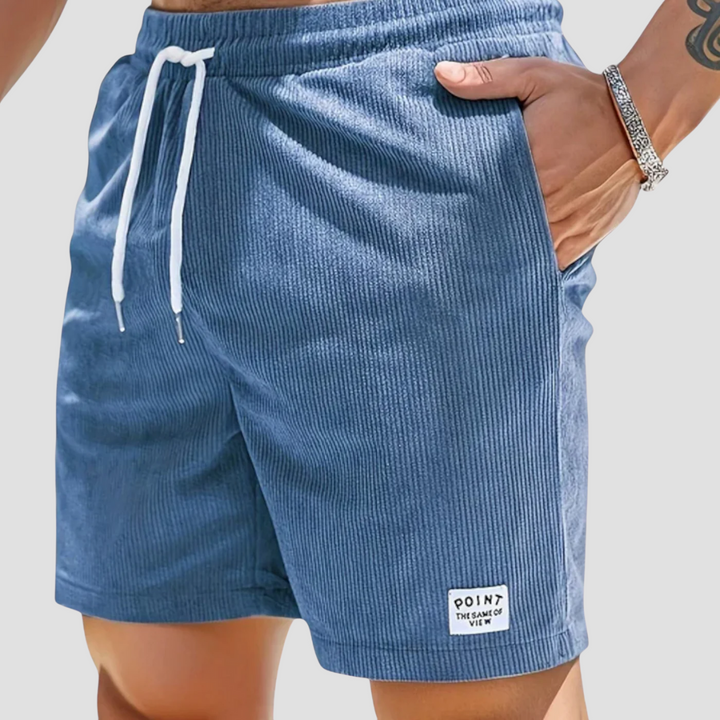 Lubin Short Homme en Velours Côtelé | Confort Estival & Texture Authentique