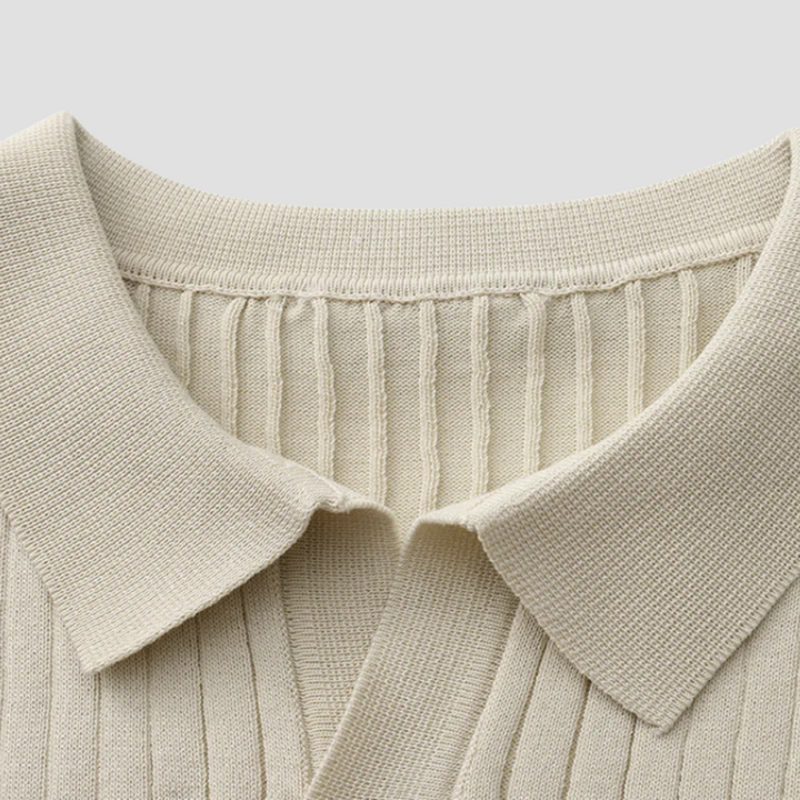 Evrard Polo Homme | Maille Côtelée, Style Estival Léger
