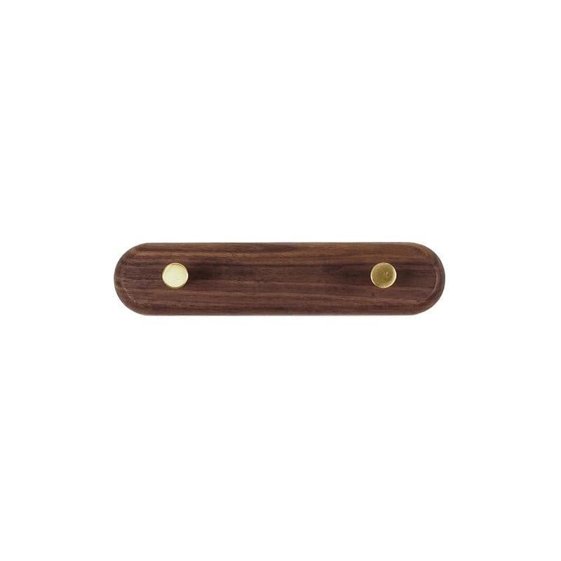 LignaHook Perchero de Pared en Madera y Latón | Diseño Minimalista y Elegante
