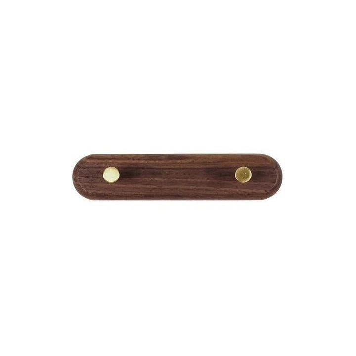 LignaHook Perchero de Pared en Madera y Latón | Diseño Minimalista y Elegante