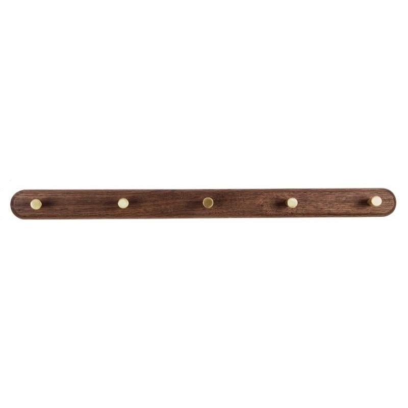 LignaHook Perchero de Pared en Madera y Latón | Diseño Minimalista y Elegante