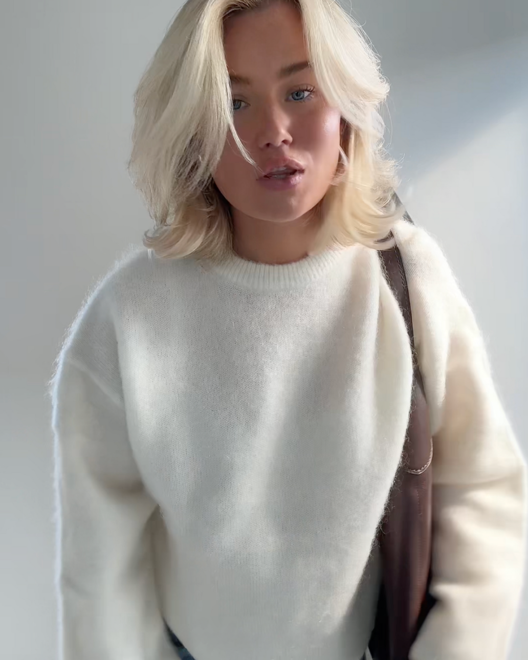 Alice Pull Mohair Douillet pour Femme | Doux & Élégant